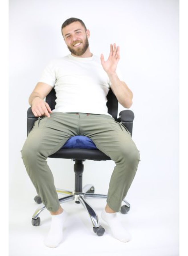 ماكس كمفورت مقعد جلوس مريح بالفوم الأمريكي عالي الجودة مناسب للأوزان فوق 75 كيلوجرام ويمنح ثباتًا ودعمًا يدوم طوال اليوم - Image 4